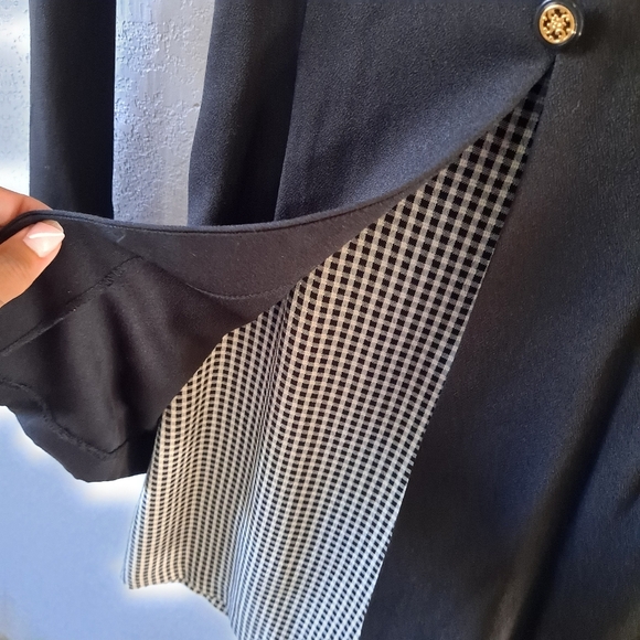 DBY Vintage Black Plaid Dress - Picture 6 of 8